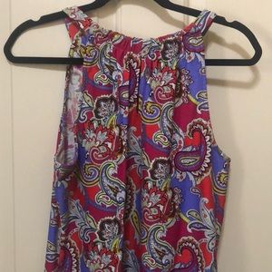 Jude Connally Boho meets classic Lisa dress, size large, halter top dress